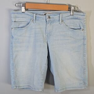 Levi's Shorts Women's Size 5 Light Blue Jean Shorts Bermuda Denim Levis